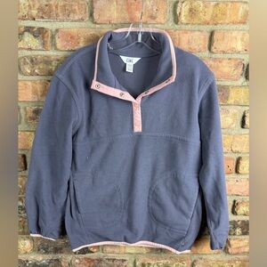 ATHLETA Girl Cold Snap Fleece Sweatshirt Purple & Pink Girls Size XL / 14